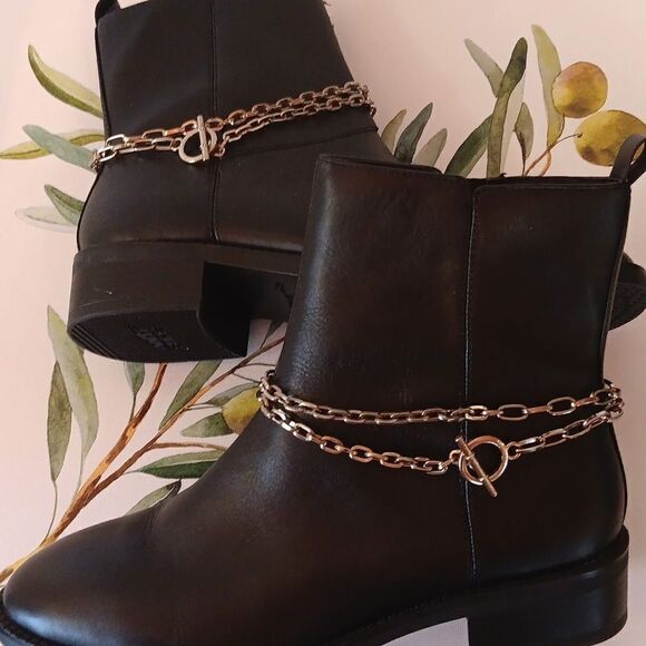 Tamaris Leather Fidelia Booties - Picture 4 of 13